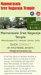 Mobile Screenshot of mannarasala.org