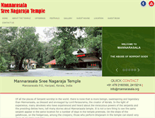 Tablet Screenshot of mannarasala.org